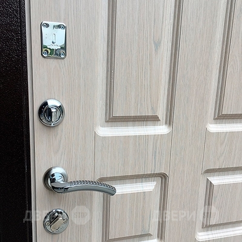 Входная металлическая Дверь Ратибор Комфорт Белёный дуб в Котельниках