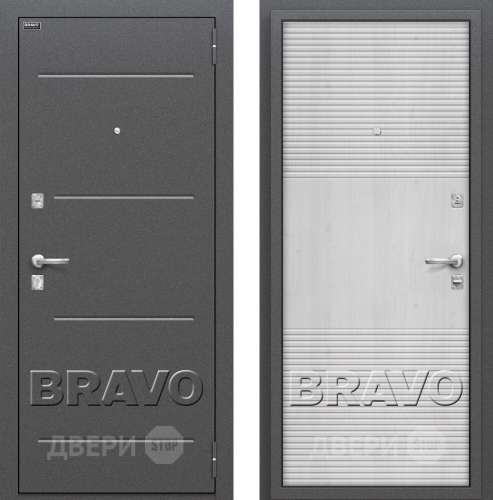 Входная металлическая Дверь Bravo Оптим Фит Pine Feelwood в Котельниках