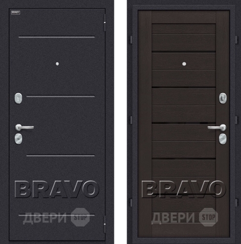 Входная металлическая Дверь Bravo Оптим Техно Eterno в Котельниках