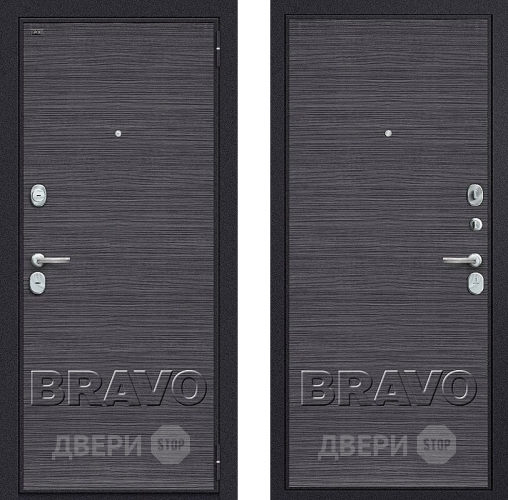 Входная металлическая Дверь Groff Т3-300 Black Wood в Котельниках