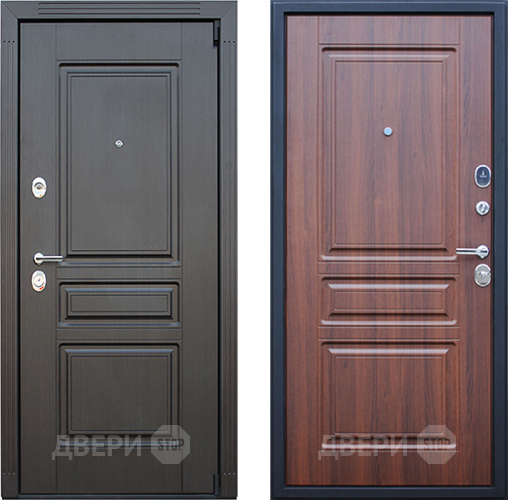 Входная металлическая Дверь АСД Гермес Орех бренди в Котельниках