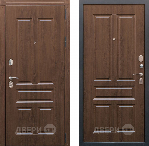 Входная металлическая Дверь Снедо Канцлер Винорит грецкий орех в Котельниках