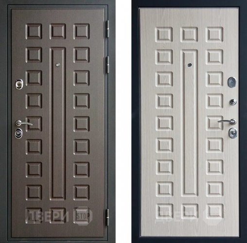 Входная металлическая Дверь Шелтер (SHELTER) Гладиатор дуб беленый в Котельниках