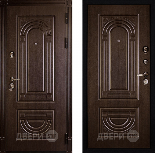 Входная металлическая Дверь Сударь МД-32 Венге в Котельниках
