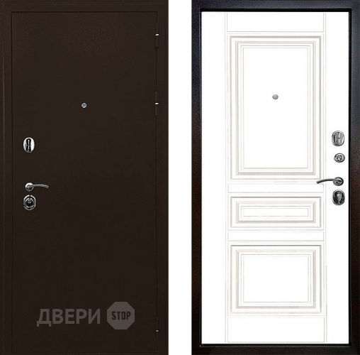 Входная металлическая Дверь Ратибор Рим 3К Белый матовый в Котельниках