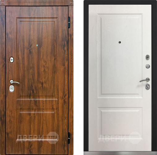 Входная металлическая Дверь Снедо V02 2К Альберо Браш Браун в Котельниках