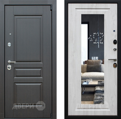 Входная металлическая Дверь АСД Гермес с зеркалом в Котельниках