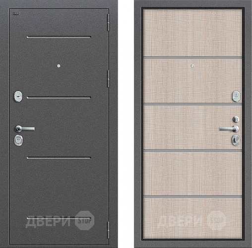 Входная металлическая Дверь Groff Т2-204 Cappuccino Crosscut в Котельниках