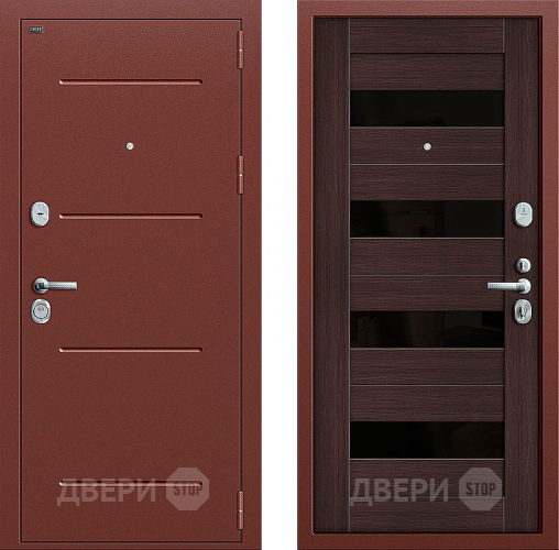 Входная металлическая Дверь Groff Т2-223 Wenge Veralinga в Котельниках