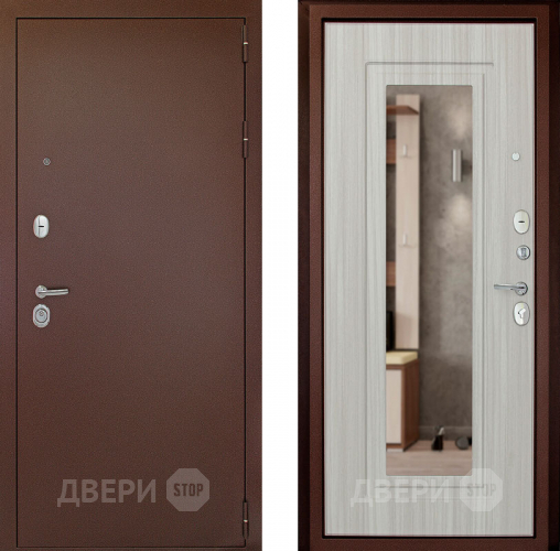 Дверь (Дверной Континент) Гарант - 1 Зеркало Сандал белый в Котельниках