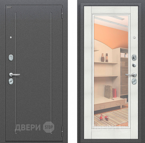 Входная металлическая Дверь Bravo Оптим Флэш Bianco Veralinga в Котельниках