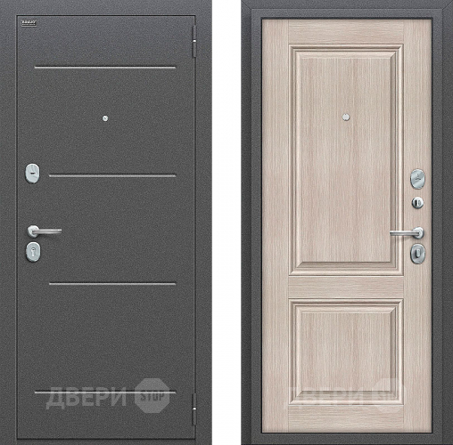 Входная металлическая Дверь Bravo Оптим Стиль Cappuccino Veralinga в Котельниках