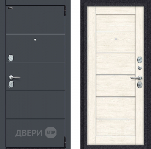 Входная металлическая Дверь Bravo Порта S-3 4/Л22 Nordic Oak в Котельниках