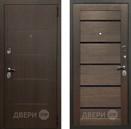 Входная металлическая Дверь Престиж Люкс Арабика/Темный орех в Котельниках