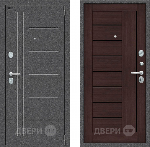 Входная металлическая Дверь Bravo Porta S-2 109/П29 Венге в Котельниках