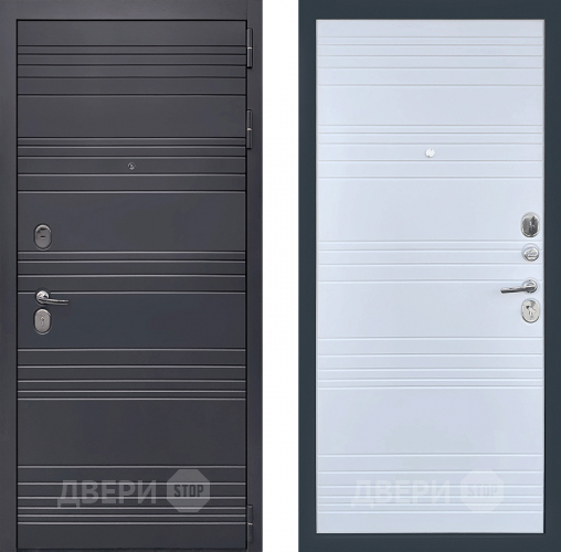 Входная металлическая Дверь Престиж Лига Белый матовый в Котельниках