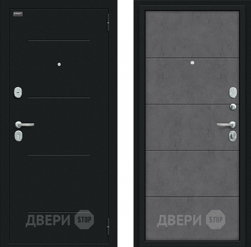 Входная металлическая Дверь Bravo Граффити-1 Букле черное/Slate Art в Котельниках