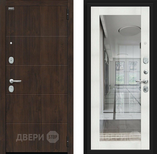 Входная металлическая Дверь Bravo Флэт Kale Almon/Bianco Veralinga в Котельниках