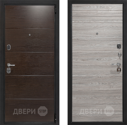 Входная металлическая Дверь Дверной Континент Белград Вяз Каньон Какао в Котельниках