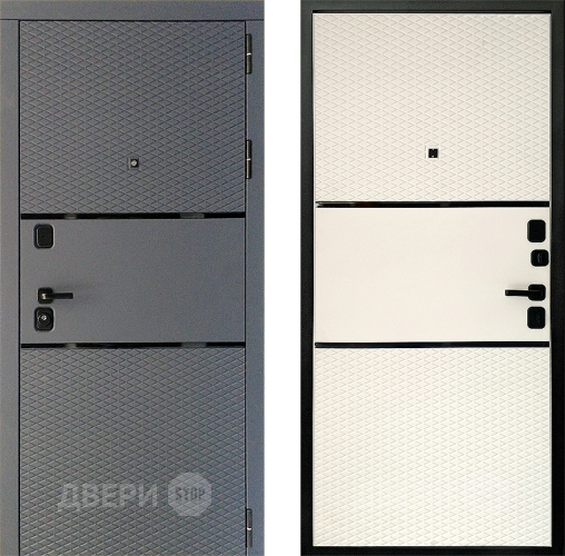 Входная металлическая Дверь (Дверной Континент) Диамант Софт айс в Котельниках