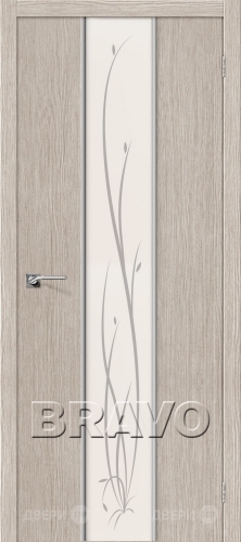 Межкомнатная дверь Глейс-2 Twig (3D Cappuccino) в Котельниках