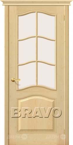 Межкомнатная дверь со стеклом М7 (Без отделки) в Котельниках