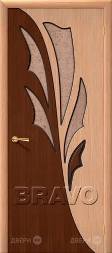 Межкомнатная дверь со стеклом Дуэт (Дуб) в Котельниках