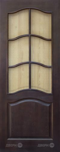 Межкомнатная дверь 7-ПО темный лак в Котельниках