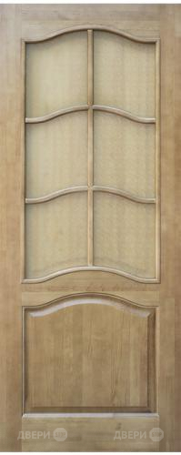 Межкомнатная дверь 7-ПО светлый лак в Котельниках