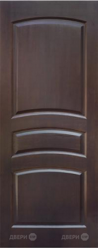 Межкомнатная дверь 16-ПГ темный лак в Котельниках