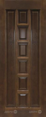 Межкомнатная дверь 11-ПГ темный лак в Котельниках