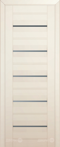 Межкомнатная дверь ProfilDoors 48U магнолия-сатинат (графит) в Котельниках