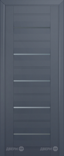 Межкомнатная дверь ProfilDoors 48U антрацит (графит) в Котельниках