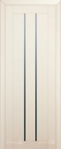 Межкомнатная дверь ProfilDoors 49U магнолия-сатинат (графит) в Котельниках