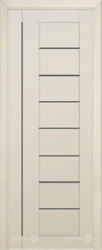 Межкомнатная дверь ProfilDoors 17U магнолия сатинат (графит) в Котельниках