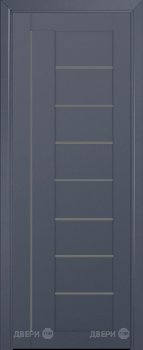 Межкомнатная дверь ProfilDoors 17U антрацит (графит) в Котельниках