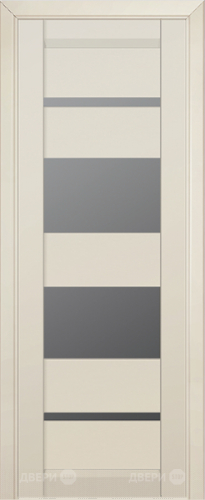 Межкомнатная дверь ProfilDoors 72U магнолия сатинат (графит) в Котельниках