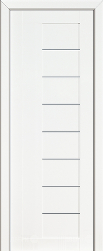 Межкомнатная дверь ProfilDoors 17L белый люкс (графит) в Котельниках