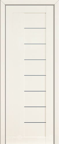 Межкомнатная дверь ProfilDoors 17L магнолия люкс (графит) в Котельниках