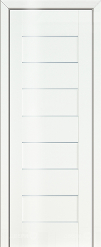 Межкомнатная дверь ProfilDoors 45L белый люкс (графит) в Котельниках