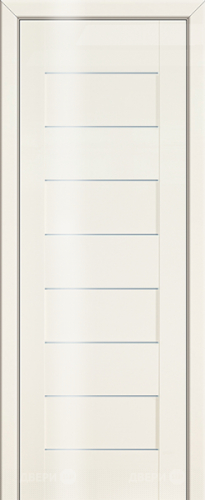 Межкомнатная дверь ProfilDoors 45L магнолия люкс (графит) в Котельниках