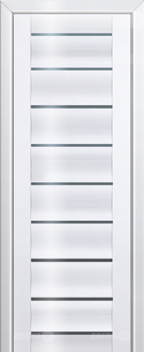 Межкомнатная дверь ProfilDoors 76L белый люкс (графит) в Котельниках