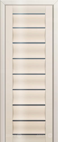 Межкомнатная дверь ProfilDoors 76L магнолия люкс (графит) в Котельниках