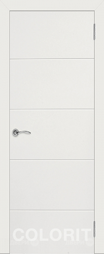 Межкомнатная дверь Граффити 2 ПГ белая эмаль в Котельниках