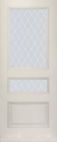Межкомнатная дверь ProfilDoors 68U магнолия сатинат (ромб) в Котельниках