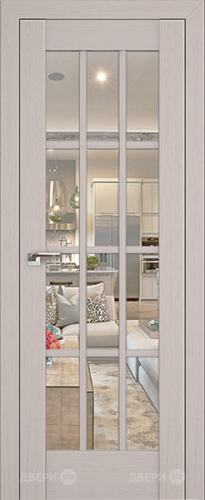 Межкомнатная дверь ProfilDoors 102X пекан белый (матовое) в Котельниках