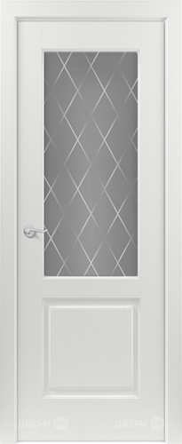 Межкомнатная дверь Венеция ПО RAL 9003 (ромб) в Котельниках