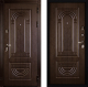 Входная металлическая Дверь Сударь МД-32 Венге в Котельниках