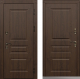 Входная металлическая Дверь Сибирь Термо-Премиум темный дуб в Котельниках