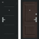 Входная металлическая Дверь Bravo Нео Букле черное/Wenge Veralinga в Котельниках